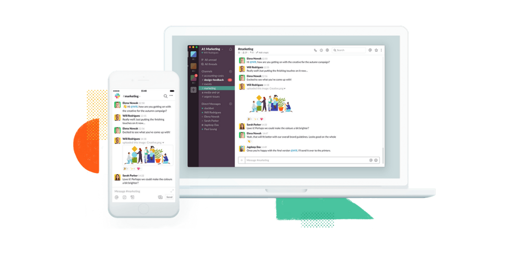 Slack Devices b2b Apps