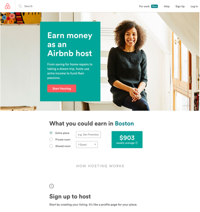 AirBnB Landing Page