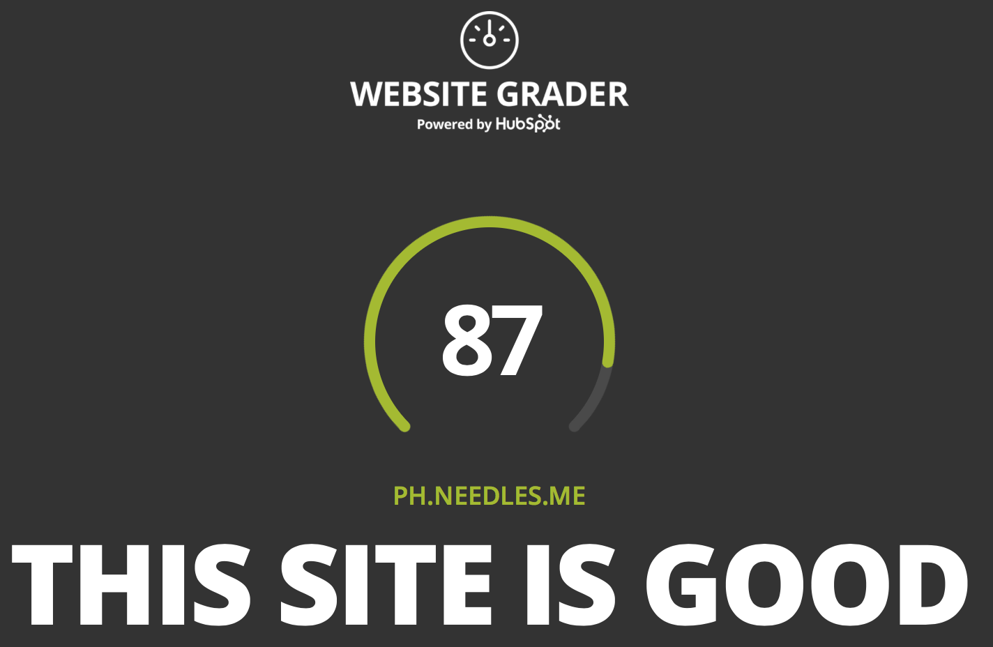 HubSpot Website Grader